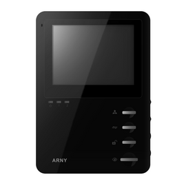 Изображение  Домофон Arny AVD-410 Black на 4 дюйма, Цвет корпуса: черный