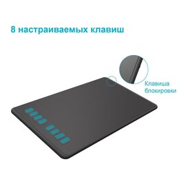 Зображення 2 Графічний планшет Huion Inspiroy H950P + glove