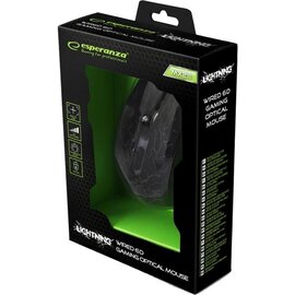 Изображение 6 Мышь Esperanza MX211 Lightning USB Black/Multicolor &mdash; EGM211R