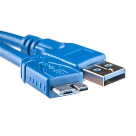 Зображення  Кабель PowerPlant USB3.0(AM)-MicroUSB3.0(BM), 0.5м, Blue &mdash; KD00AS1230