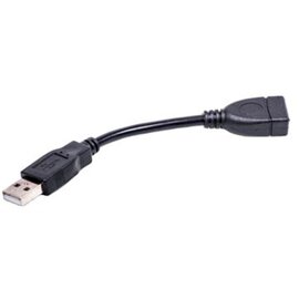 Зображення 2 Кабель PowerPlant USB2.0(AM)-USB2.0(AM), 0.1м, Black &mdash; KD00AS1209