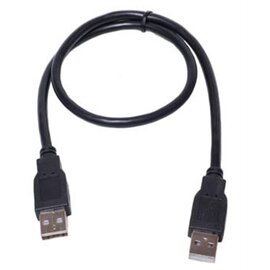 Зображення 2 Кабель PowerPlant USB2.0(AM)-USB2.0(AM), 0.5м, Black &mdash; KD00AS1213