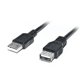 Зображення 2 Кабель REAL-EL Pro USB2.0 AM-AF 2M Black &mdash; EL123500028