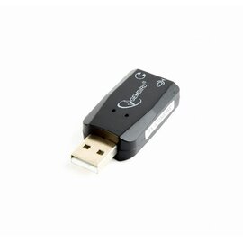 Зображення 2 Звукова карта Адаптер Gembird USB2.0-Audio black &mdash; SC-USB2.0-01