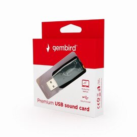 Зображення 3 Звукова карта Адаптер Gembird USB2.0-Audio black &mdash; SC-USB2.0-01