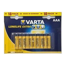 Зображення  Батарейка Varta Longlife AAA/LR03 BL 10шт