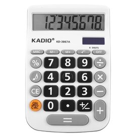 Изображение  Калькулятор Kadio KD-3867A-8 настольный настольный