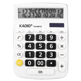 Изображение  Калькулятор Kadio KD-8881B-12 настольный настольный