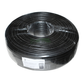 Изображение  Коаксиальный кабель Ritar B100-RG59+2x0.5mm Cu Black 100м., Метров в бухте: 100м.