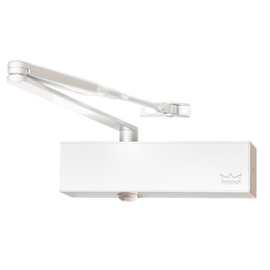 Изображение  Доводчик Dorma TS 73 EN 2/3/4 White коленная тяга, Цвет корпуса: белый