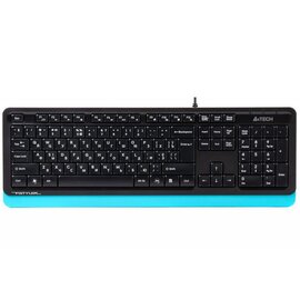 Изображение  Клавиатура A4Tech FK10 USB Black/Blue