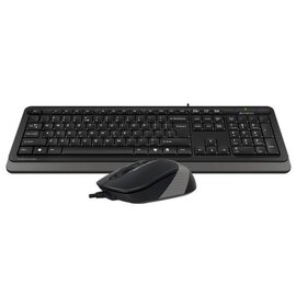 Зображення 2 Комплект мишка + клавіатура A4Tech F1010 USB Black/Grey