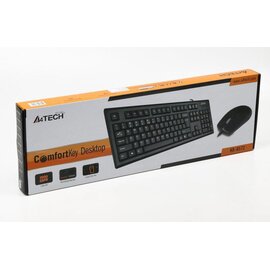 Зображення 3 Комплект мишка + клавіатура A4Tech KR-8572 USB Black