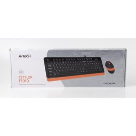 Зображення 4 Комплект мишка + клавіатура A4Tech F1010 USB Black/Orange