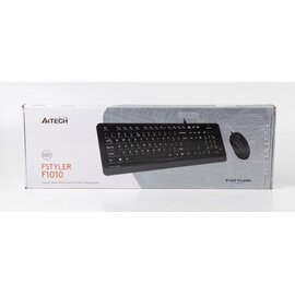 Зображення 4 Комплект мишка + клавіатура A4Tech F1010 USB Black/Grey