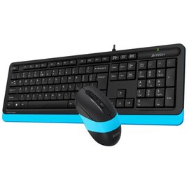 Зображення 4 Комплект мишка + клавіатура A4Tech F1010 USB Black/Blue