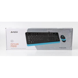 Зображення 5 Комплект мишка + клавіатура A4Tech F1010 USB Black/Blue