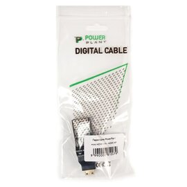 Зображення 2 Перехідник PowerPlant miniHDMI(AM)-HDMI(AF), 360 degrees, Black &mdash; KD00AS1300