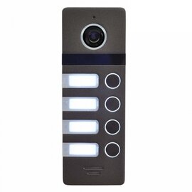 Зображення  Виклична відеопанель NeoLight MEGA/4 HD Black