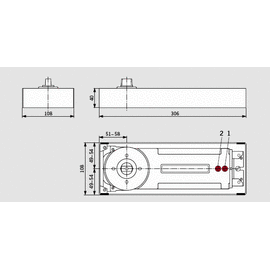 Изображение 2 Доводчик Dorma BTS 84 EN 2/3/4 HO 90 до 100 кг