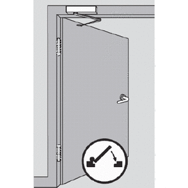 Изображение 5 Доводчик Dorma TS 72 EN 2/3/4 Grey до 80 кг, Цвет корпуса: серый