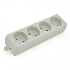 Изображение  Розетка Merlion MBR-4W 4-портовая