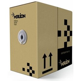 Изображение  Кабель витая пара Merlion FTP 5e 4x2x0.50 Cu уличный (медь) 305м