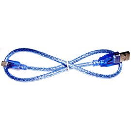 Зображення  Кабель Ritar USB AM/Mini 5 pin 1,5м blue