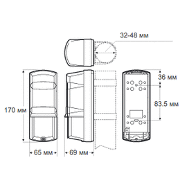Изображение 2 ИК барьер Optex AX-200TN на 2 луча