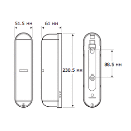Изображение 2 ИК барьер Optex BX-100PLUS стена