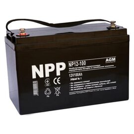 Зображення  Свинцево-кислотний акумулятор NPP NP12-100