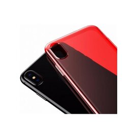Зображення 3 Чохол Baseus Simple Series Pluggy для Apple iPhone X/XS Transparent Red - ARAPIPHX-A09