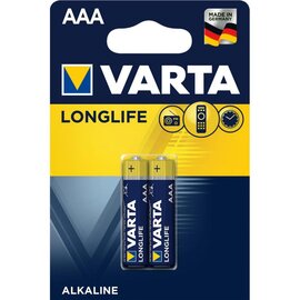 Зображення  Батарейка Varta Longlife AAA/LR03 BL 2шт