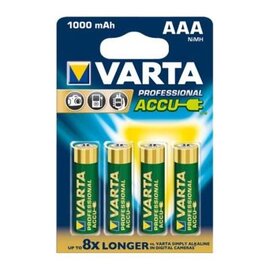 Зображення  Акумулятор Varta Rechargeable Accu AAA/HR03 NI-MH 1000 mAh BL 4шт