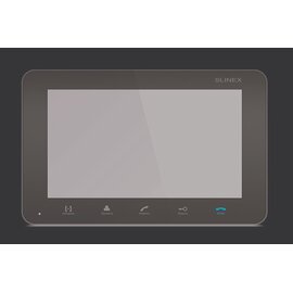 Зображення 2 Відеодомофон Slinex SM-07 Graphite сенсорні кнопки, Колір корпусу: графіт