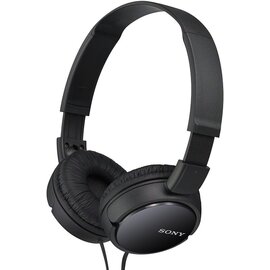 Зображення  Навушники Sony MDR-ZX110AP Black &mdash; MDRZX110APB.CE7 для плеєра