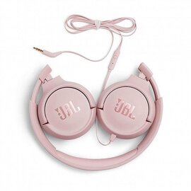 Зображення  Навушники JBL T500 Pink &mdash; JBLT500PIK вбудований в кабель