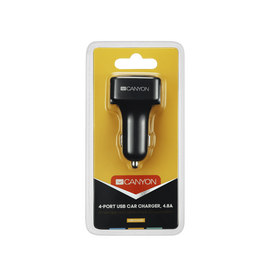 Зображення 4 Зарядний пристрій Canyon 4USB, 4.8A Black &mdash; CNE-CCA05B