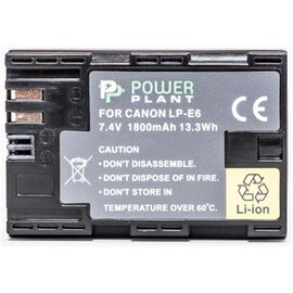 Зображення 2 Акумулятор PowerPlant 1800mAh для Canon LP-E6 Chip - DV00DV1243