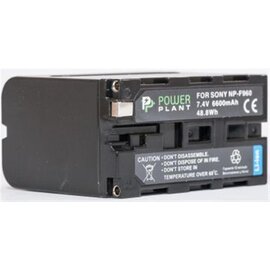 Изображение  Аккумулятор PowerPlant 6600mAh для Sony NP-F960, NP-F970 - DV00DV1033