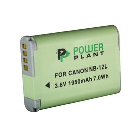 Изображение  Аккумулятор PowerPlant 1950mAh для Canon NB-12L - DV00DV1404