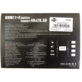 Изображение 3 Усилитель-видеоразветвитель Atcom 15190