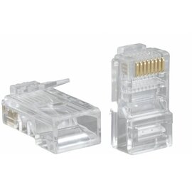 Изображение  Коннектор RJ45 Ritar 8P8C UTP (100 шт.) упаковка