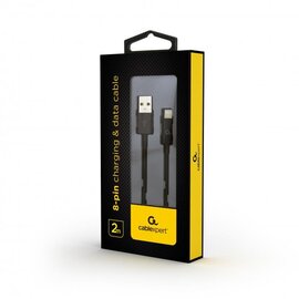Зображення 2 Кабель Cablexpert USB 2.0 A - Lightning, 2м, black &mdash; CC-USB2P-AMLM-2M