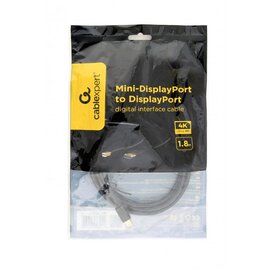 Изображение 2 Cablexpert MiniDisplayPort-DisplayPort, 1.8м, black &mdash; CCP-mDP2-6
