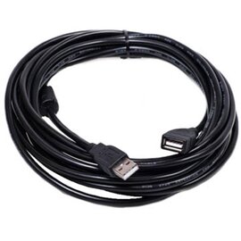 Изображение 2 Кабель PowerPlant USB2.0(AF)-USB2.0(AM), 3м, One ferrite, black &mdash; KD00AS1211