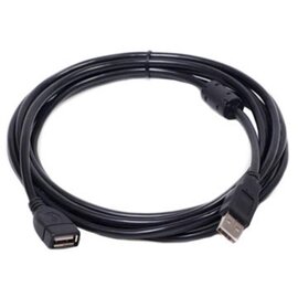 Изображение 2 Кабель PowerPlant USB2.0(AF)-USB2.0(AM), 5м, One ferrite, black &mdash; KD00AS1212