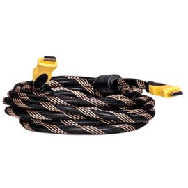 Изображение 2 Кабель мультимедийный PowerPlant HDMI-HDMI v1.3, 1.5м, Nylon, black &mdash; KD00AS1195