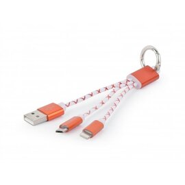 Зображення 3 Кабель Cablexpert USB 2.0 - Lightning/MicroUSB, 0.1м &mdash; CC-USB2-AM8PmB-01-MX