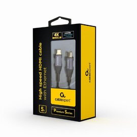 Зображення 3 Кабель мультимедійний Cablexpert HDMI - HDMI v.2.0, 5м &mdash; CCBP-HDMI-5M